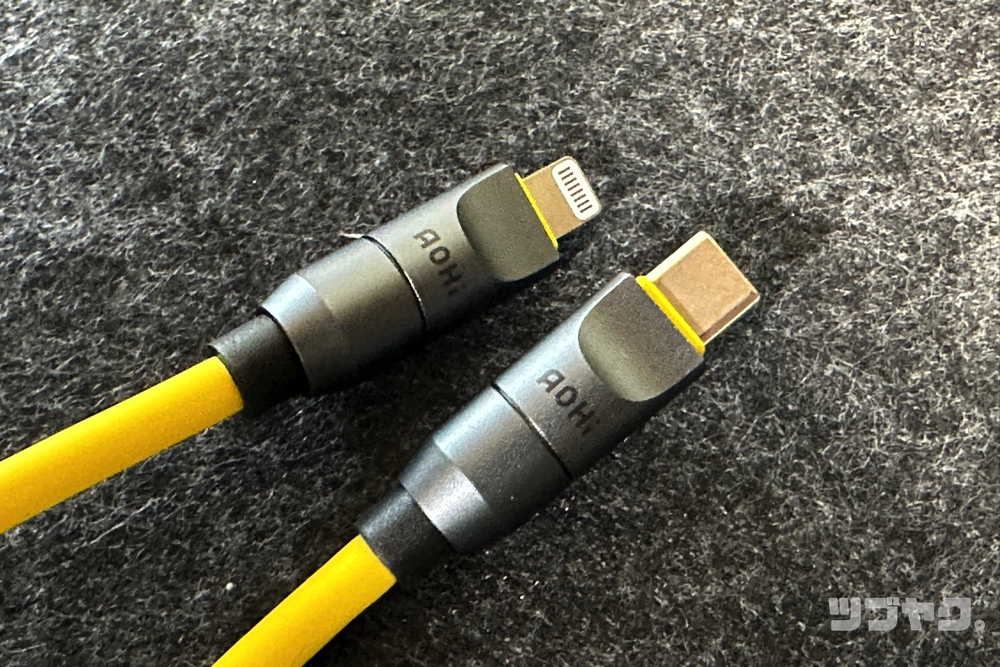 USB-C端子とLightning端子