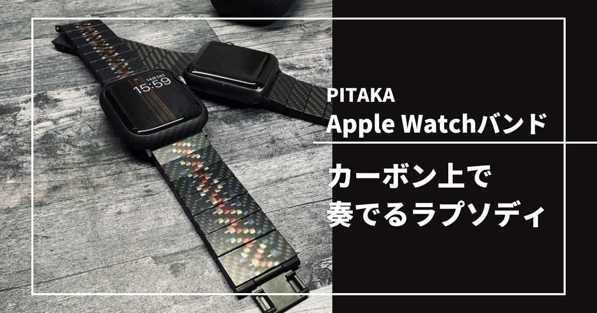 PITAKA カーボン製 Watch Band 月 カーボン製 ウォッチバンド モダン 月 Apple Watch対応 バンド Series  Ultra2/Ultra/9/8/7/6/ PITAKA AppleWatch バンド カーボン製 Series  Ultra2/Ultra/9/8/7/6/SE2/SE/5/4/3 軽量 モダンラプソディー PITAKA Apple Watchカーボン ... PITAKA Apple Watch Band 月