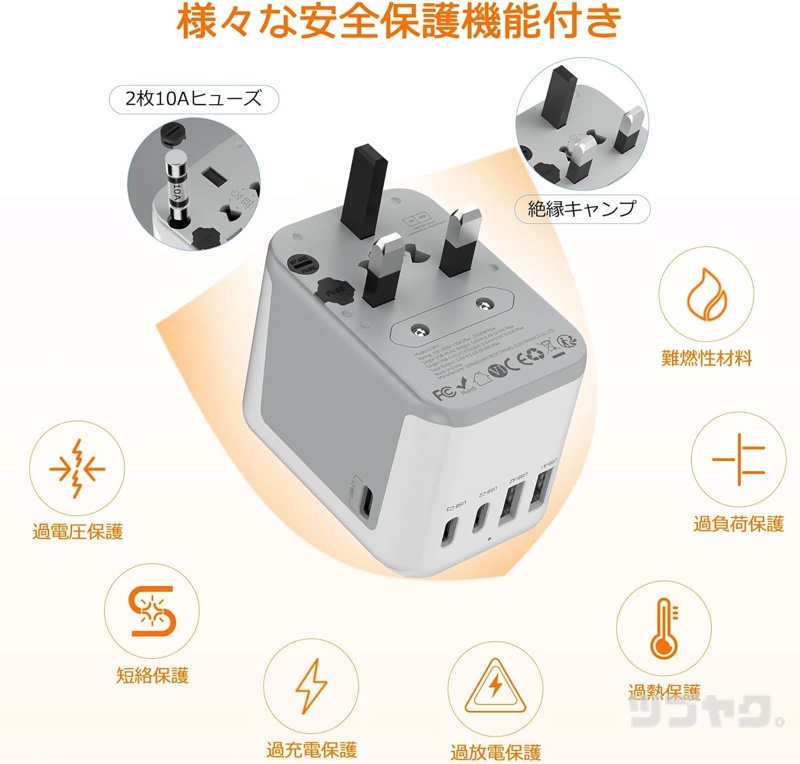 多重の保護機能