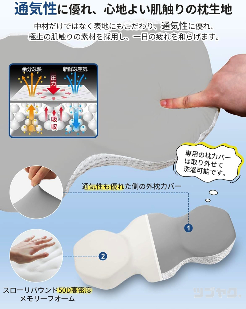 優れた通気性