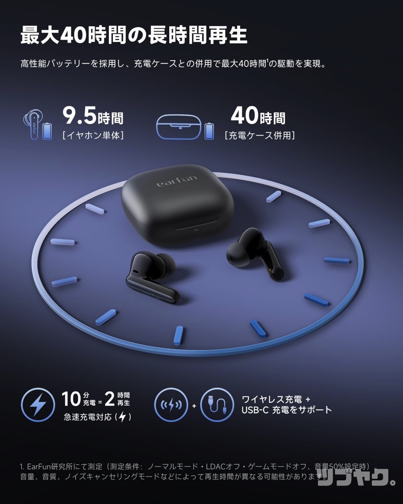 長時間再生