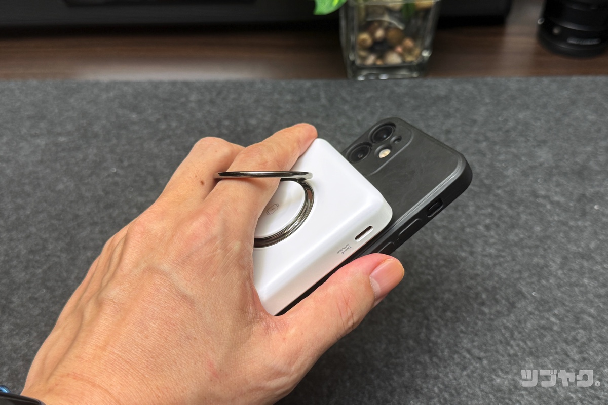 スマホリング搭載