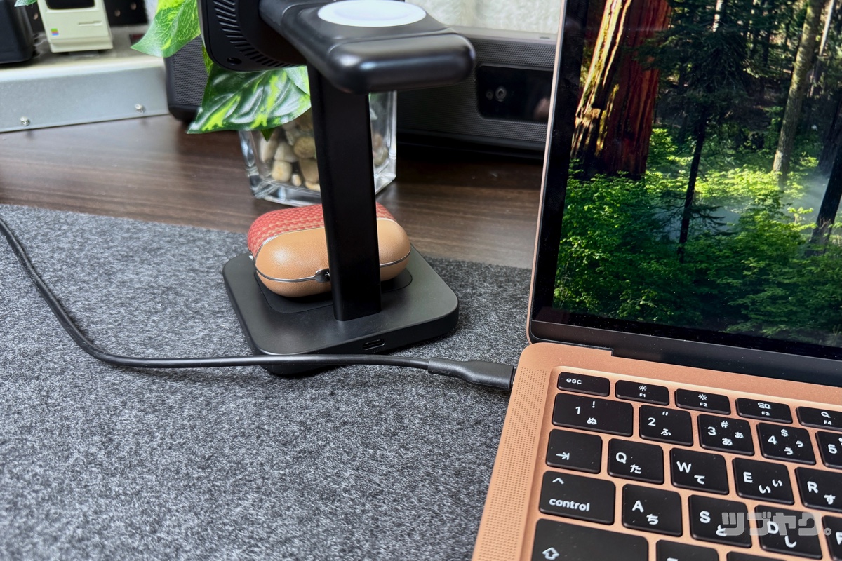 MacBookAirの充電も