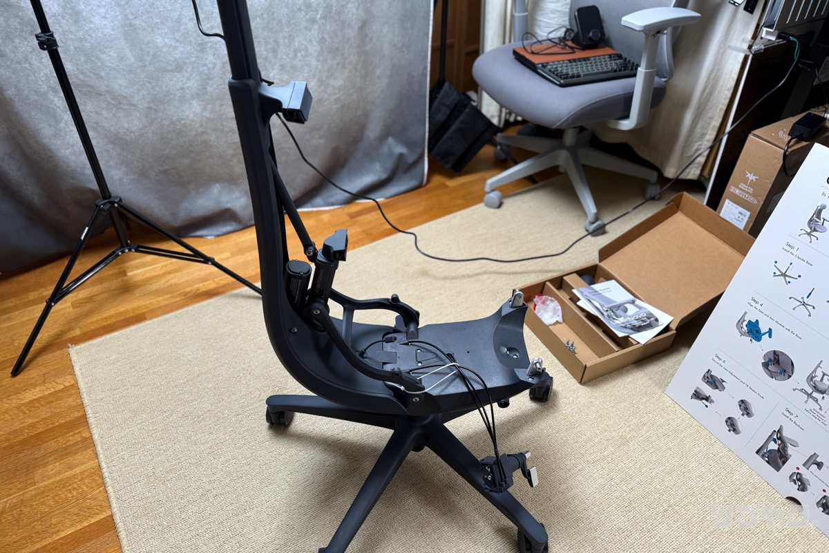 組み立ての様子