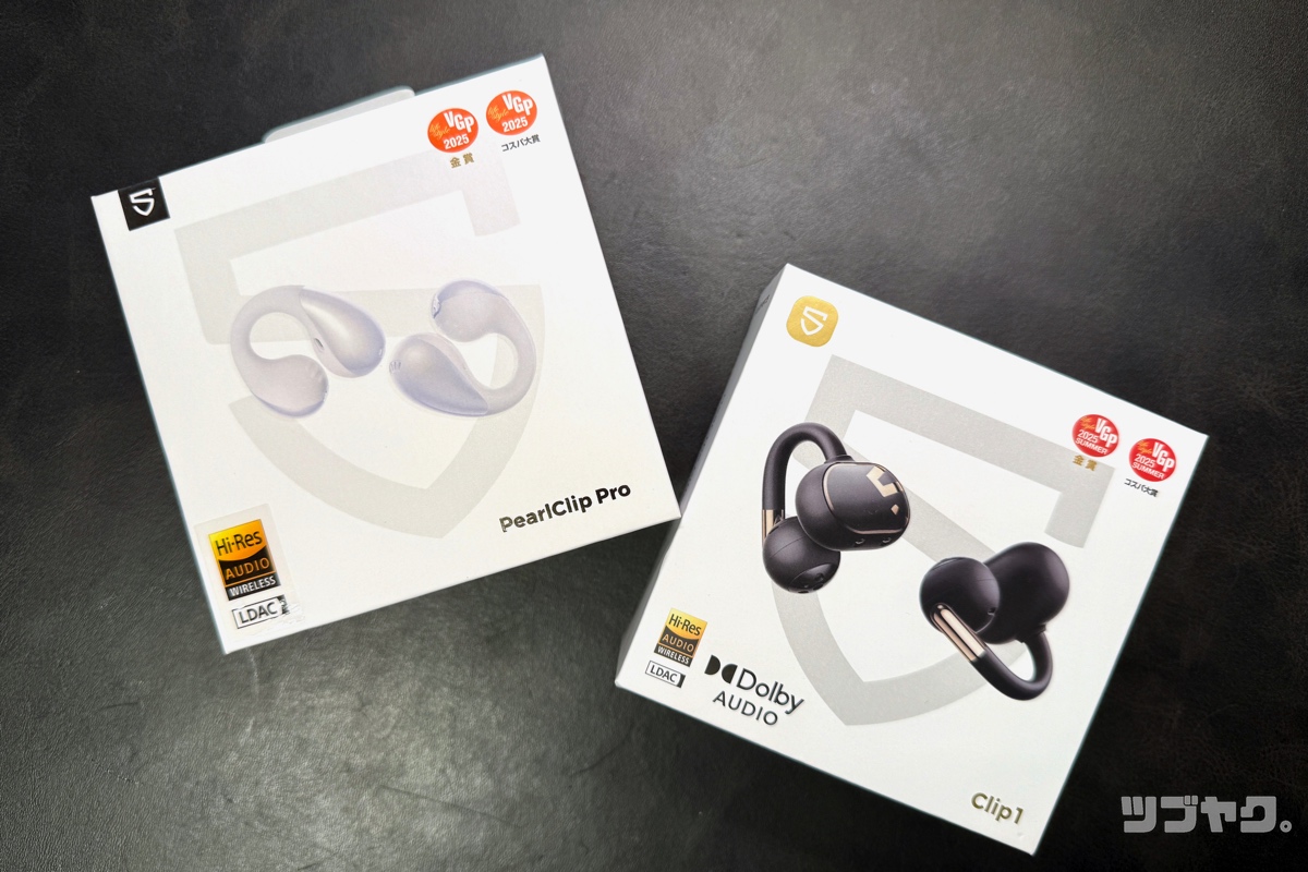 SOUNDPEATS CCイヤーカフと比較