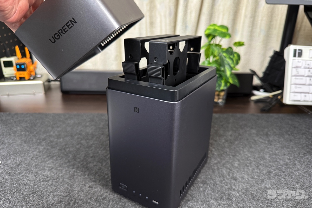 上部カバーの取り外し