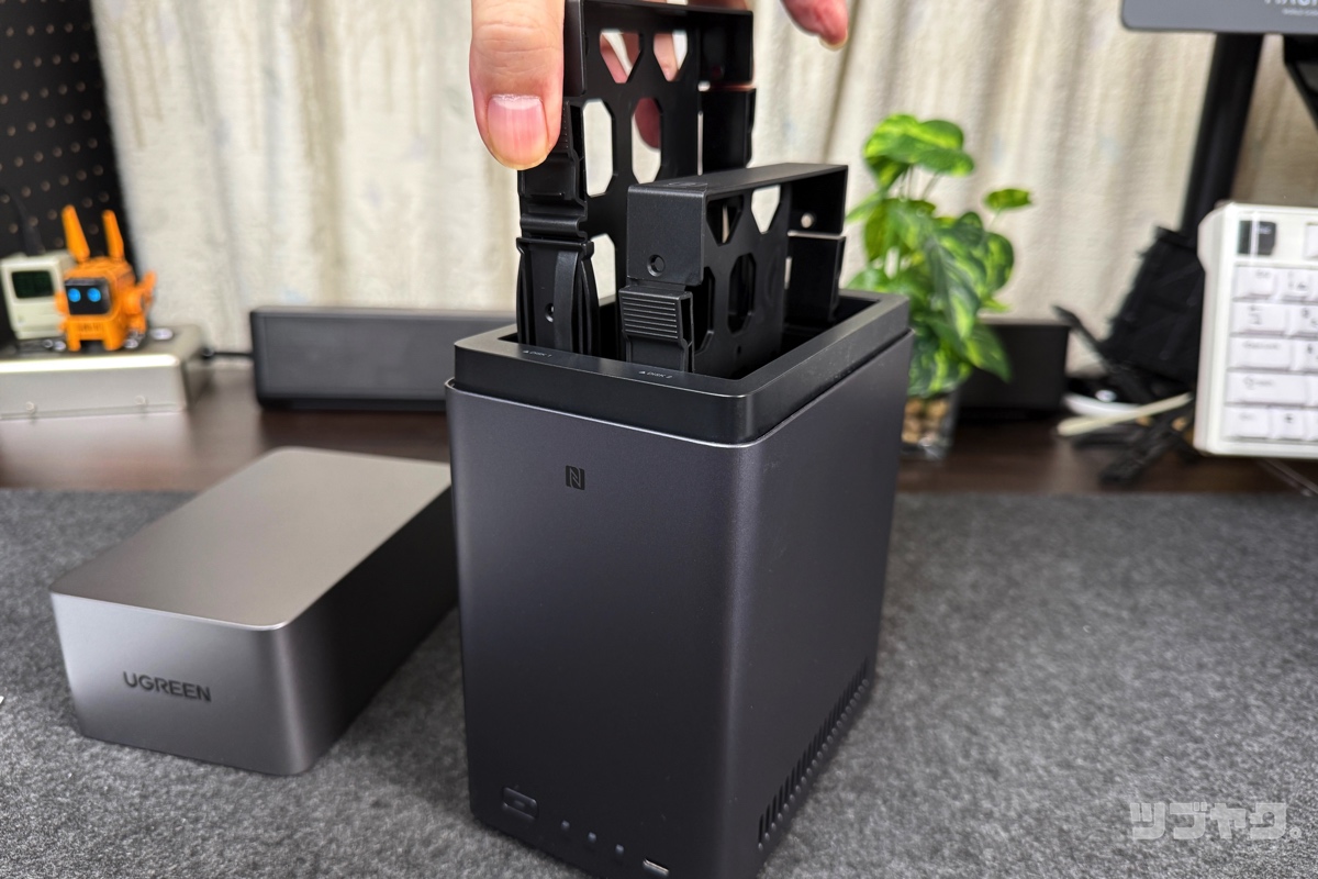 トレイの引き出し