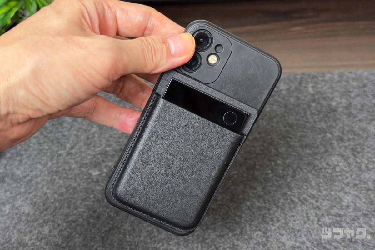 マグネットで取り付け